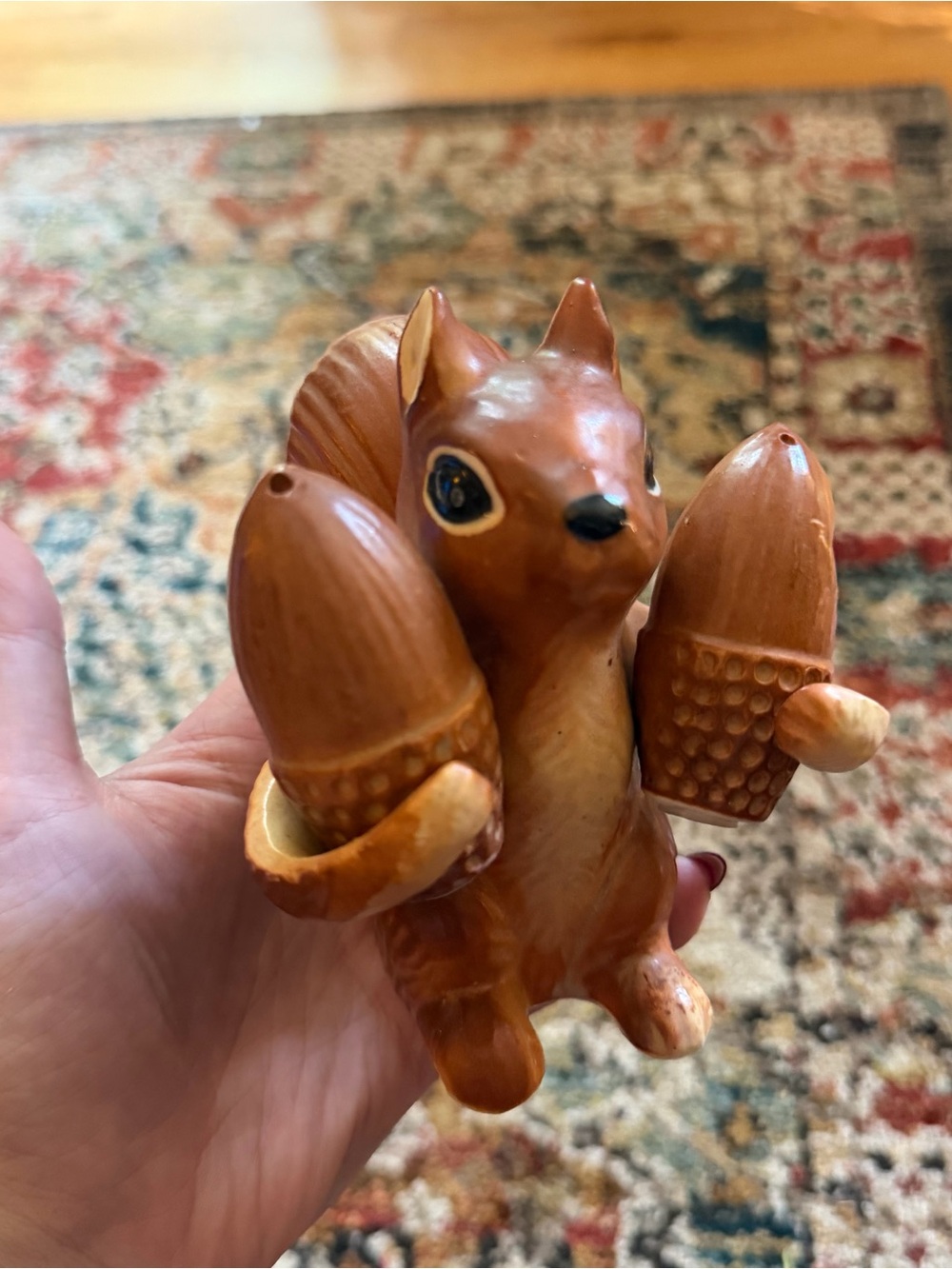 Vintage rare squirrel salt and pepper shakers